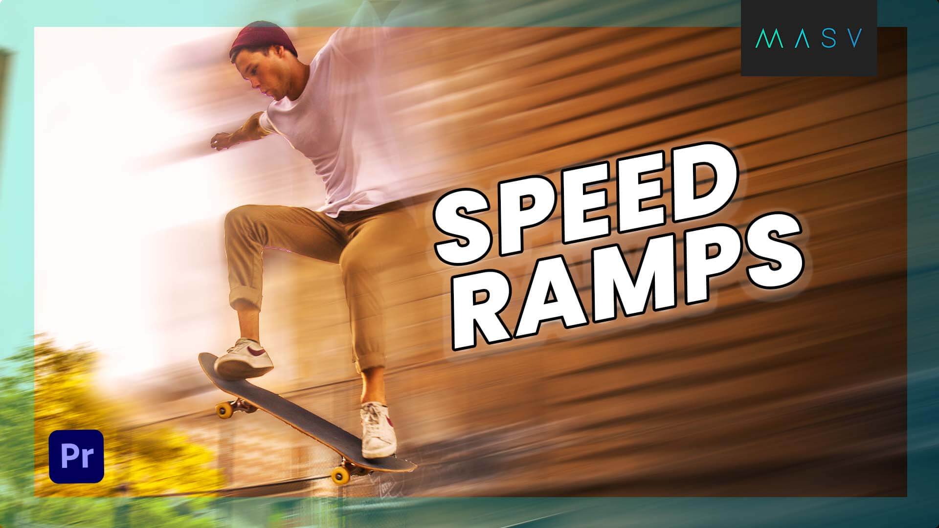 Thumbnail with a skateboarder in motion and the text “Speed Ramps.”