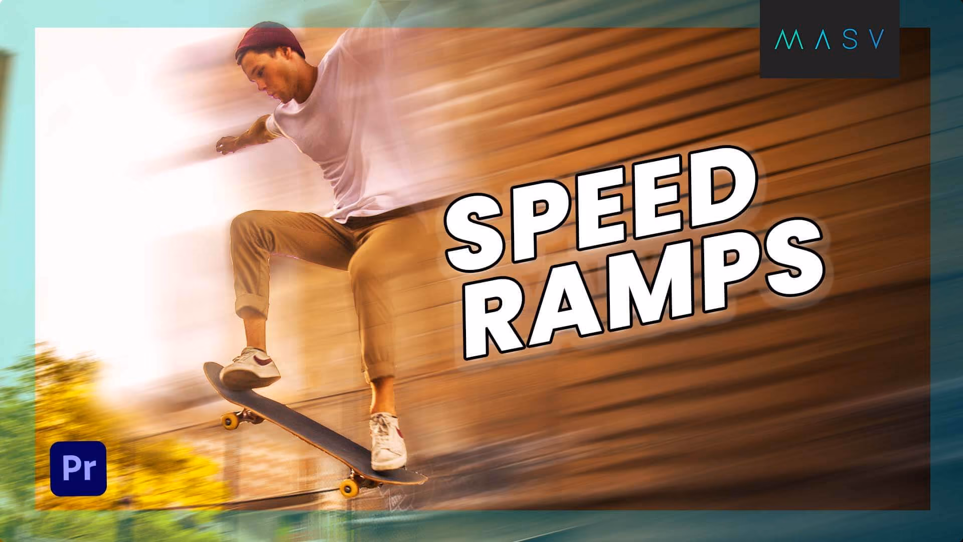 Thumbnail with a skateboarder in motion and the text “Speed Ramps.”